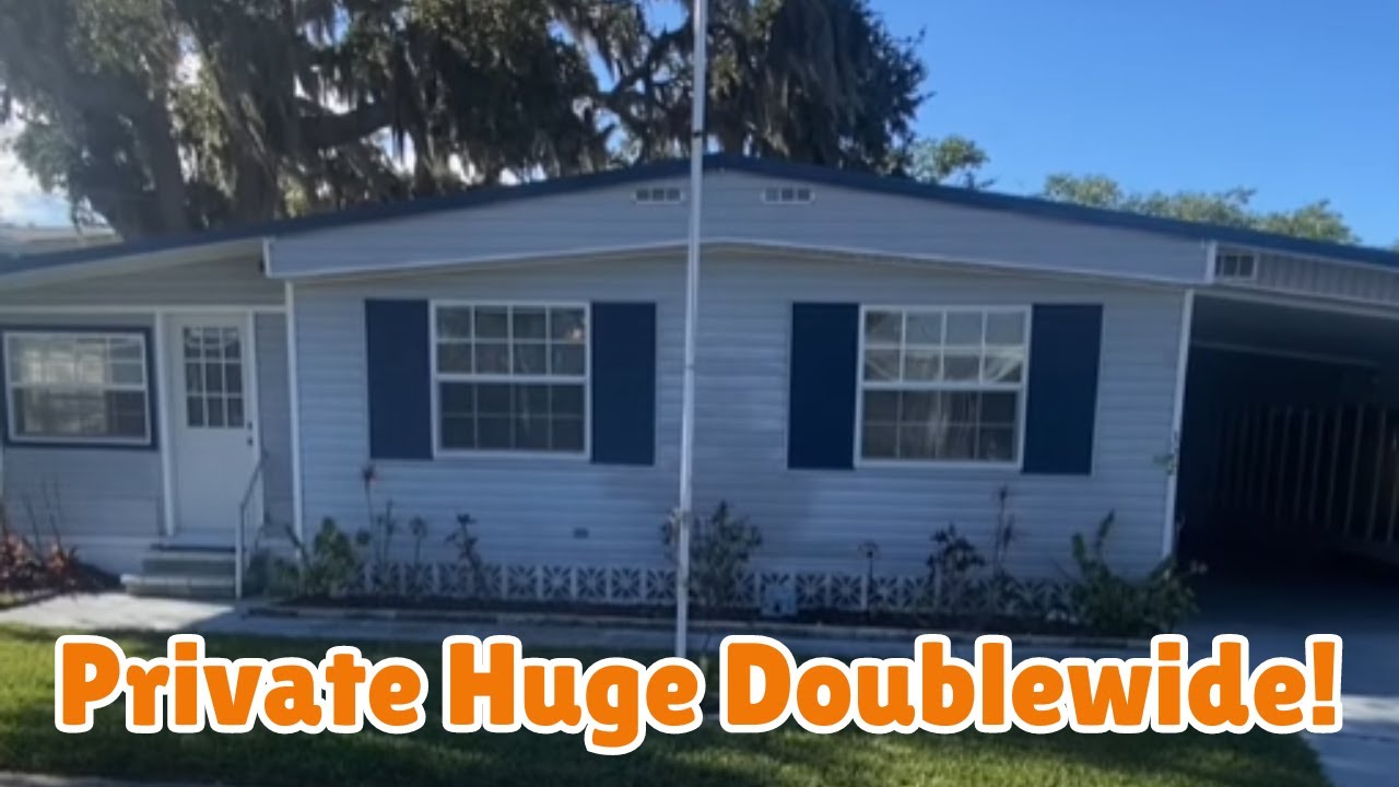 Private HUGE Doublewide Mobile Home (Colony Cove)!