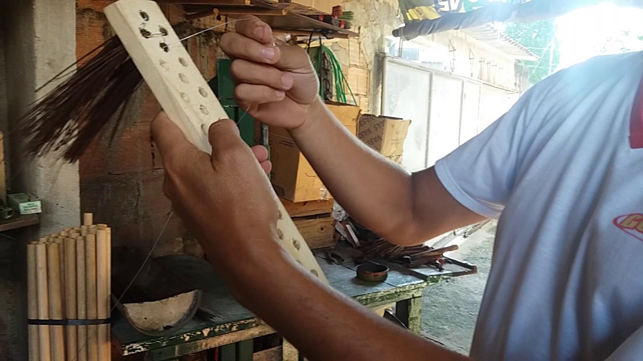 como fabricar vassoura de gari