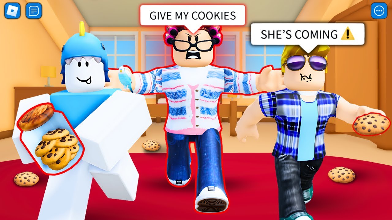 ROBLOX Steal Cookies 🍪 СМЕШНЫЕ МОМЕНТЫ (Бабушка) 👵