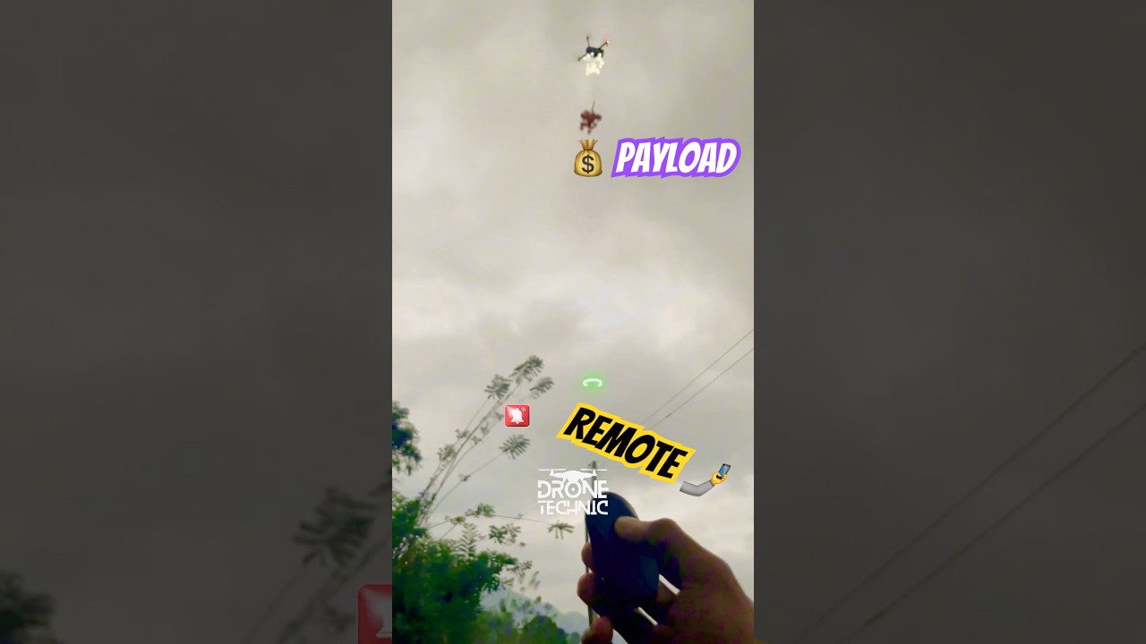 RC Airdrop Drone Dropping System Test with Payload