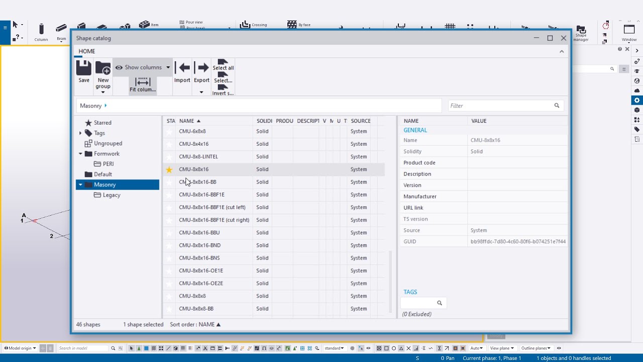 Tekla Structures 2021: The Renewed Shape Catalog