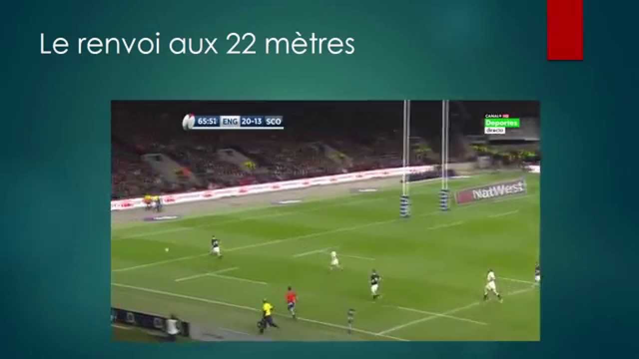 Découvrir les règles du rugby à 15 en vidéo - Episode 11 - La zone des 22 mètres