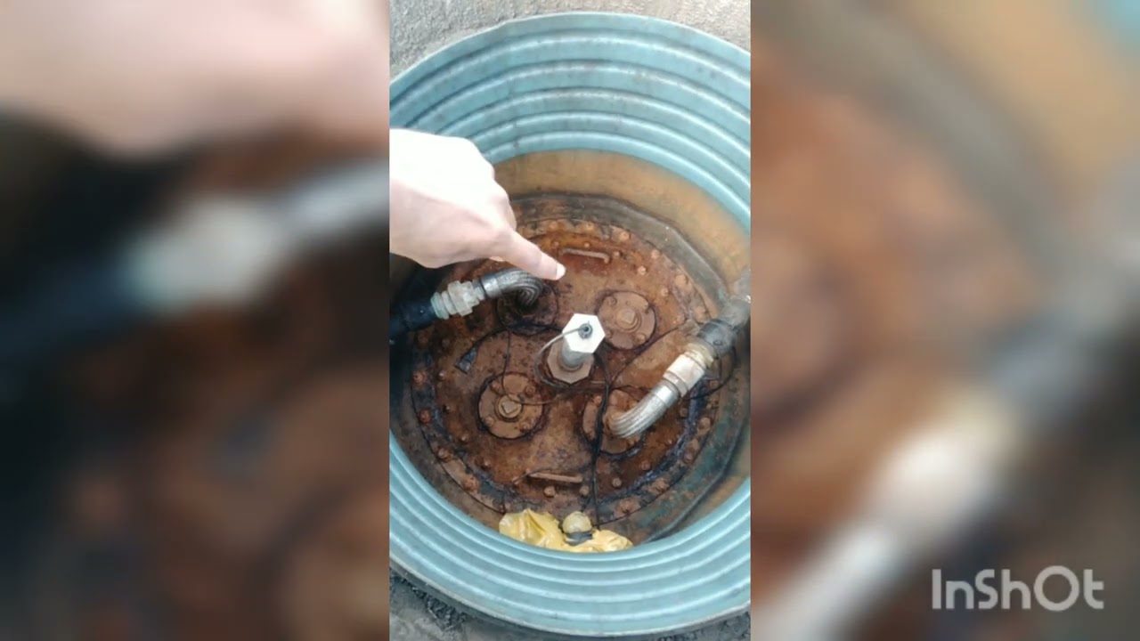 Sump de tanque de combustível.