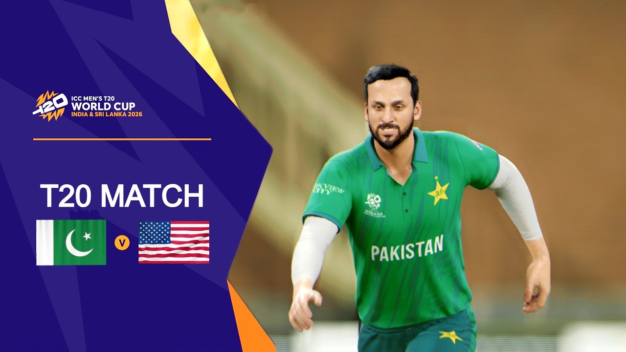 PAKISTAN VS USA T20 WORLCUP 2026 MATCH | CRICKET 26 GAMEPLAY