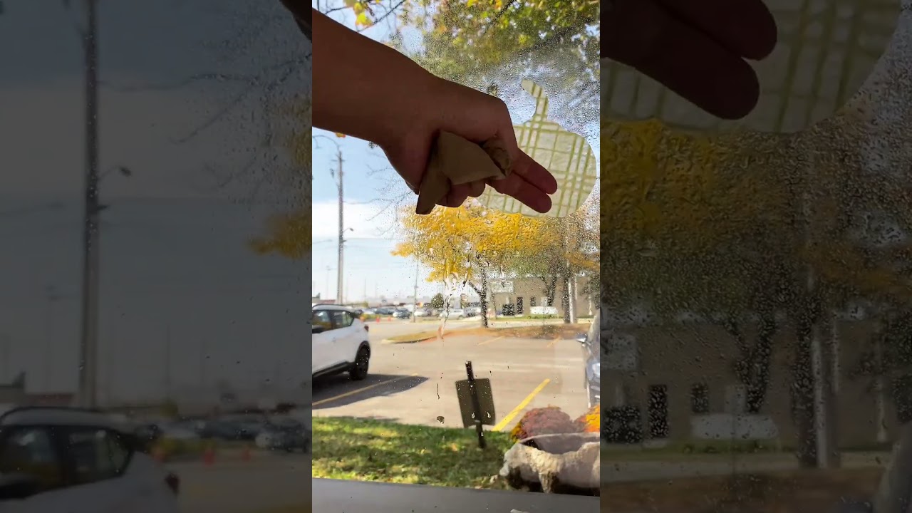 Non Adhesive! DIY Window Decoration with Japanese Tissues #halloween #thanksgiving #falldecor