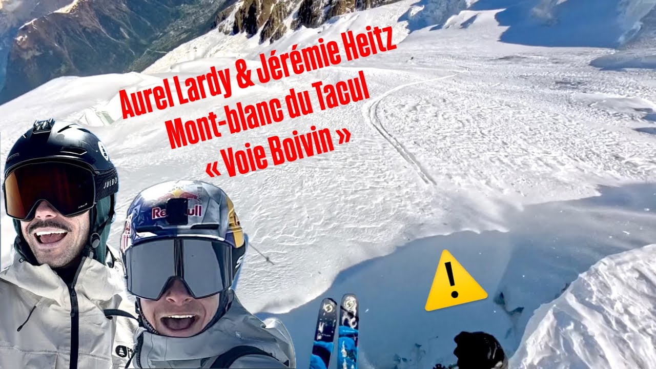 Ski à Mach 2 dans la face nord (intégral) du Mont Blanc du Tacul – avec Jérémie Heitz 🚀