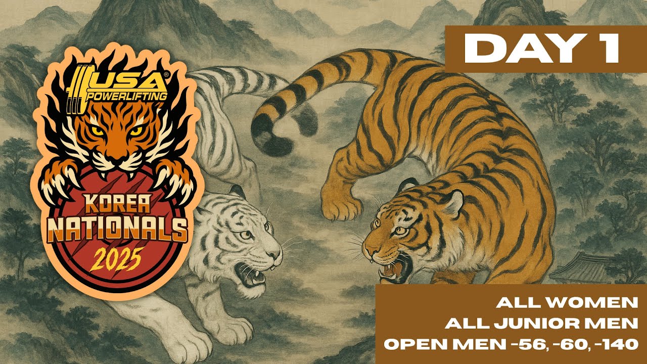 2025 USAPL Korea Nationals | Day 1 | All Women | All Junior Men | Open Men -56, -60, -140