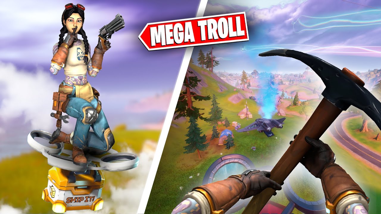 Ten TROLL to PRZESADA... LATAM NA DRONIE W FORTNITE! *MEGA BEKA*