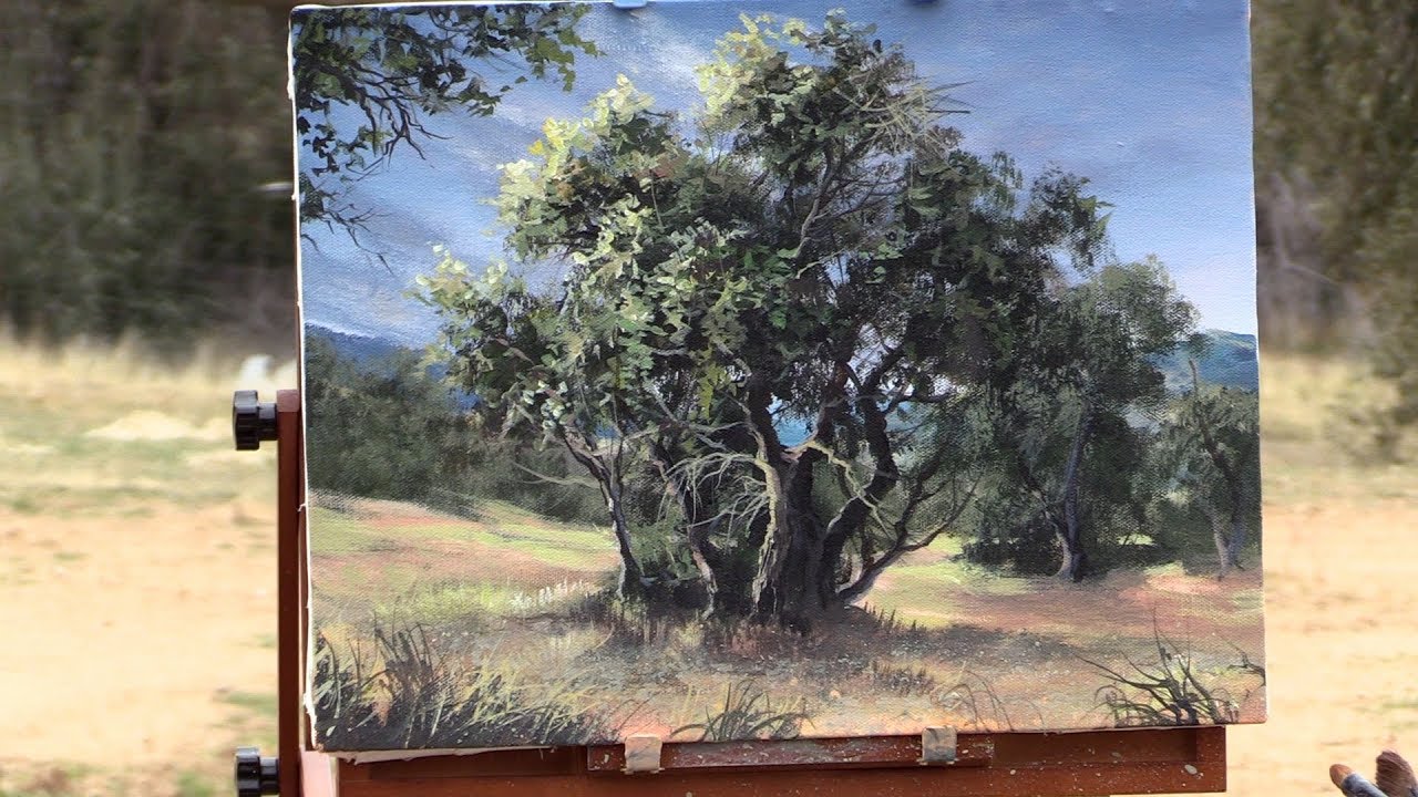 The Olive Tree Grove - Plein Air | Paint with Kevin ®