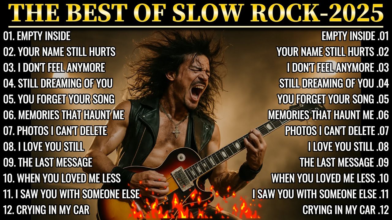 THE BEST OF SLOW ROCK-2025 || Nr Roxy ||  #englishsongs #rocksong #heartbrokensongs