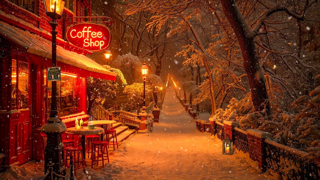 Smooth Coffee Jazz for a Good Mood ☕ Winter Coffee Shop Ambience & Relaxing Jazz Instrumental