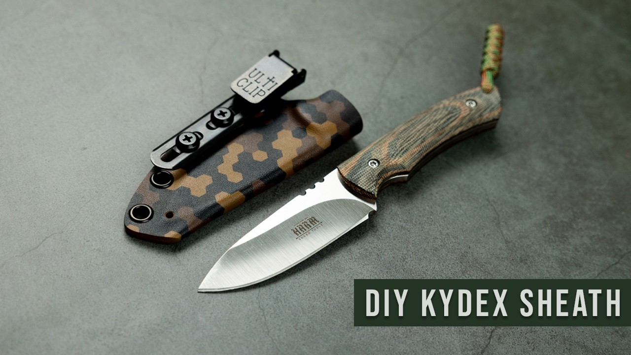 Making a Kydex Sheath for an EDC Fixed Blade