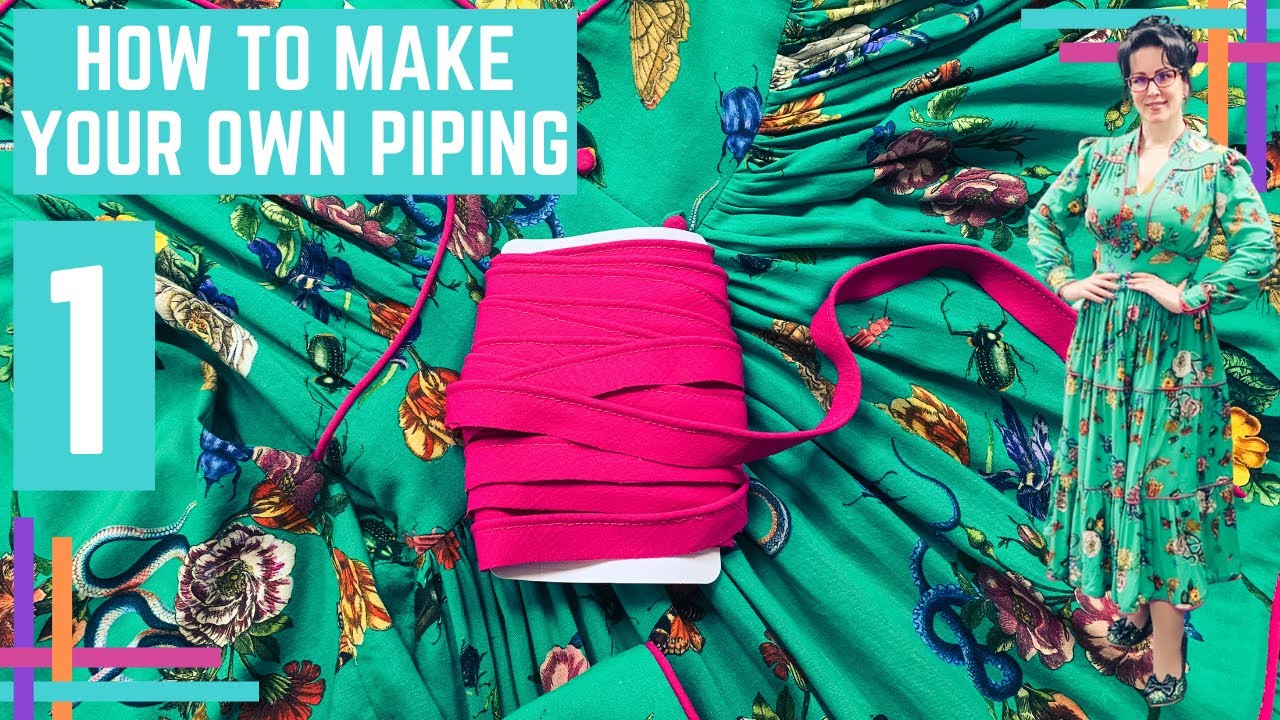 How To/How I :: How To Make Piping. What Fabrics, What Cordings, and What Measurements To Use