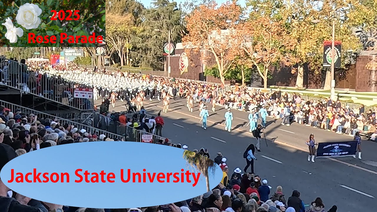 🌹ローズパレード2025【Jackson State University / Drum Majors : J5 / Sonic Boom of the South】　Jan. 1, 2025