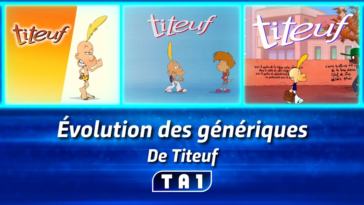 Évolution des génériques de Titeuf