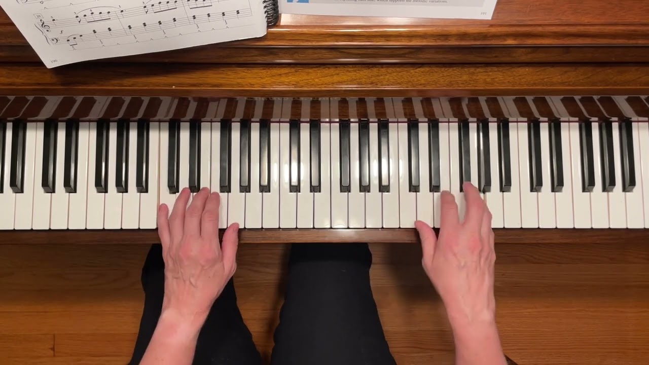 Pachelbel Canon - Piano Adventures Level 3B Lesson Book
