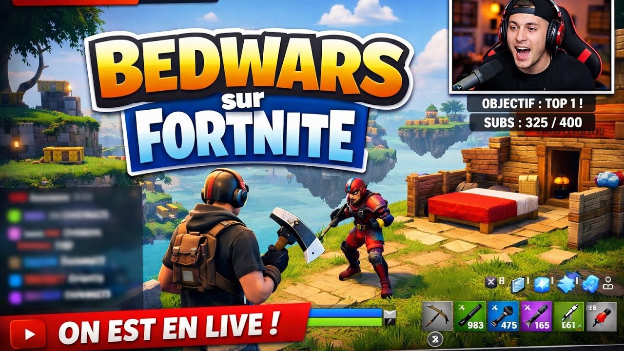 live bed wars avec Jazz et TzK Reko