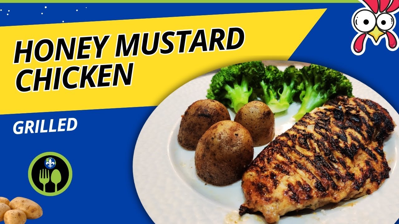 Honey Mustard Grilled Chicken | Sweet, Tangy & Juicy Recipe 🍗 #chicken