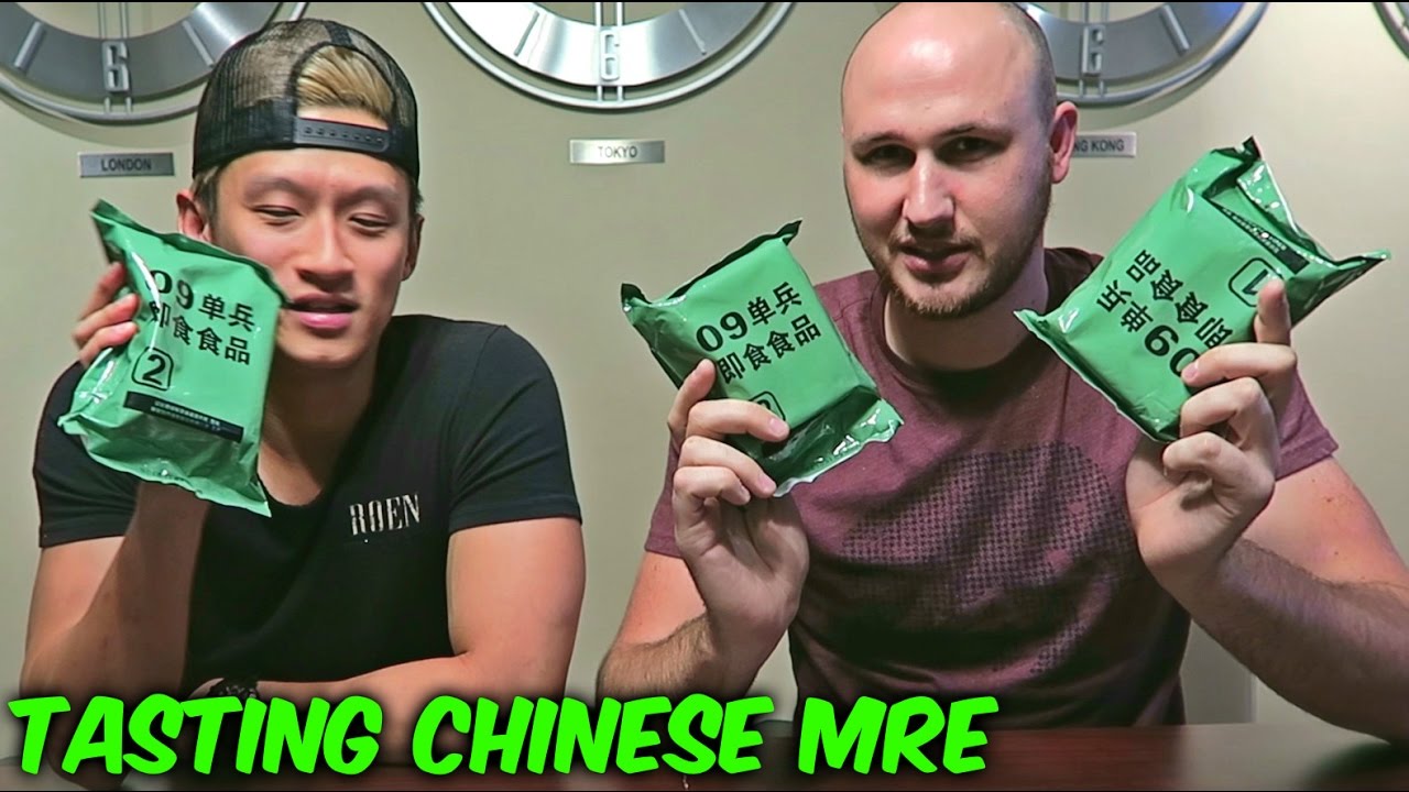 Tasting Chinese Military MRE (Meal Ready to Eat)