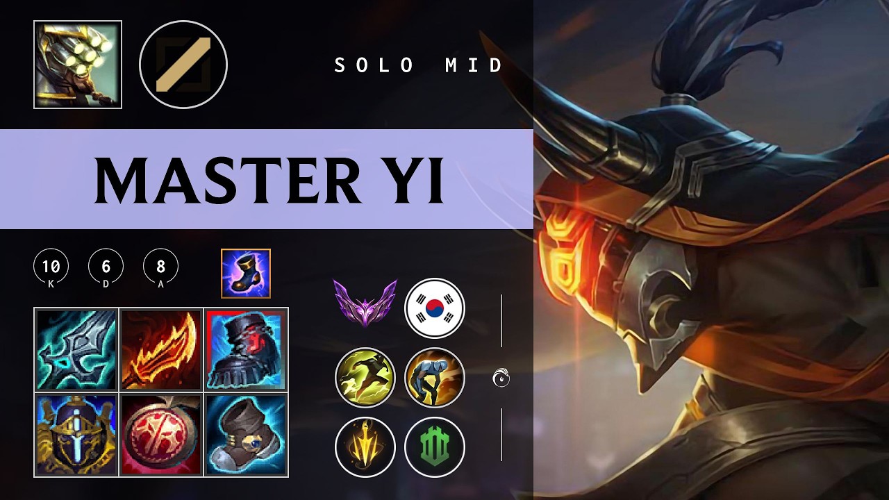 Master Yi Mid vs Ekko - KR Master Patch 26.03