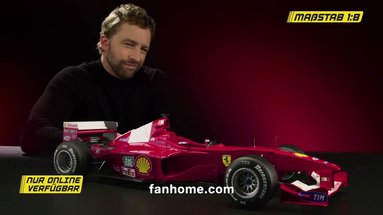 Baue den legend&auml;ren Ferrari F1-2000 von Schumacher im Ma&szlig;stab 1:8