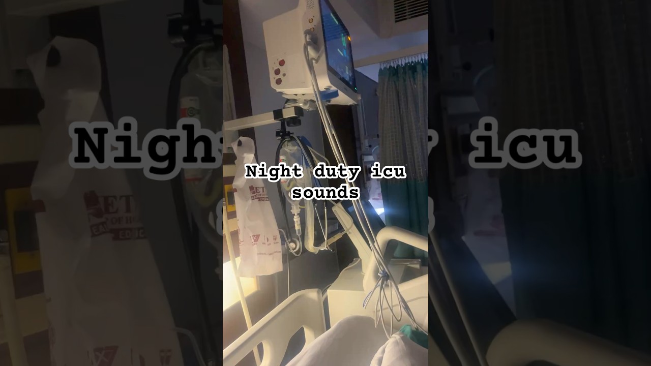 Night duty icu sounds #hospital #doctor #icupatient #nightduty #icu #hardwork #nurselife #life