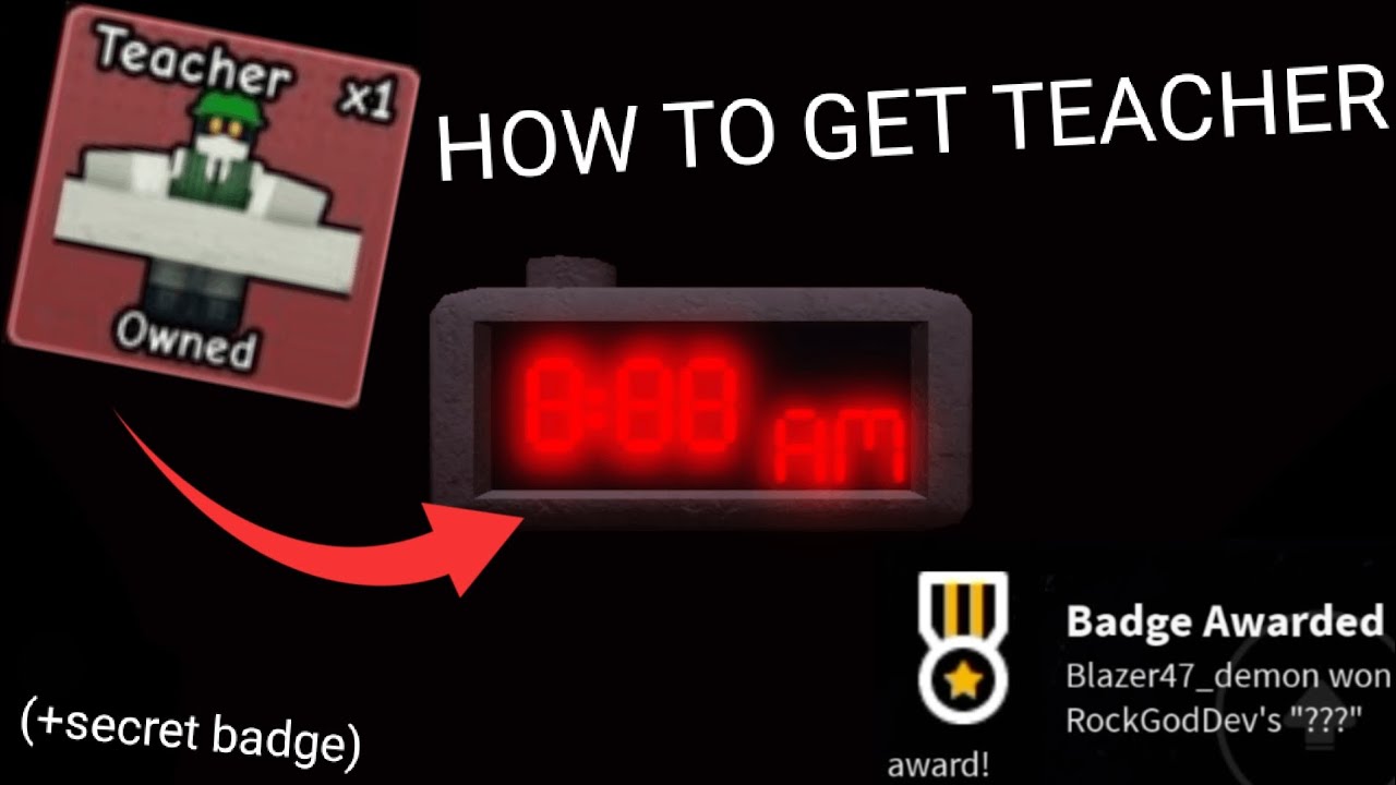 How to get the secret badge+new teacher unit in drone defense! (Full guide)