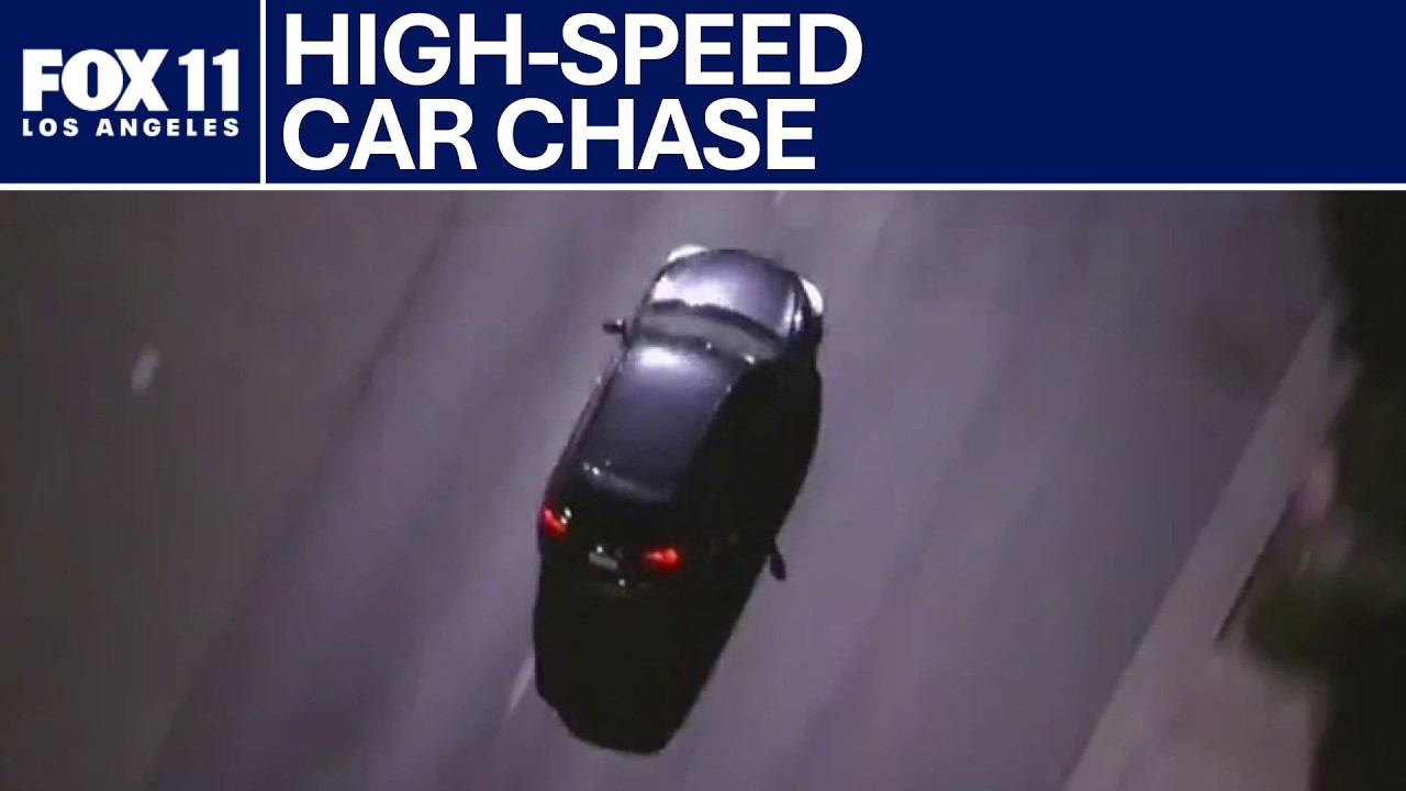 Police chase underway in Los Angeles County
