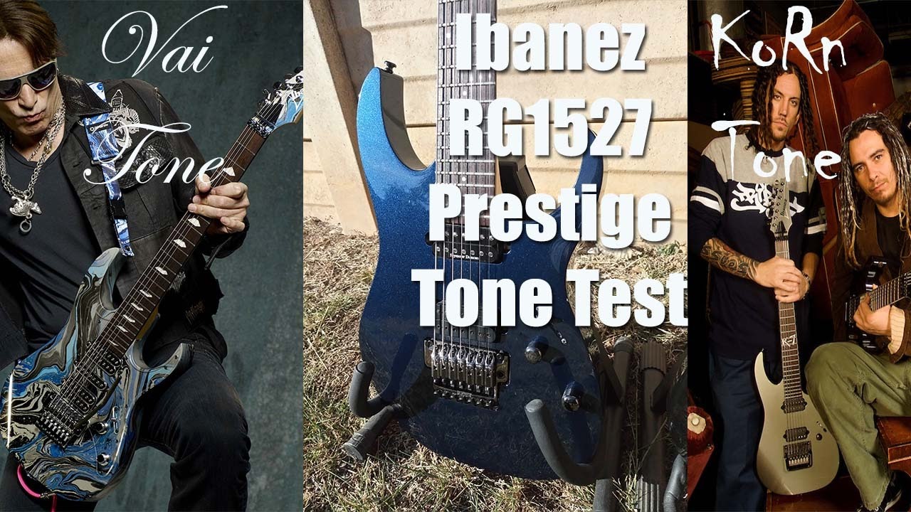 Ibanez RG1527 Prestige Seymour Duncan '59 7 Tone Test!
