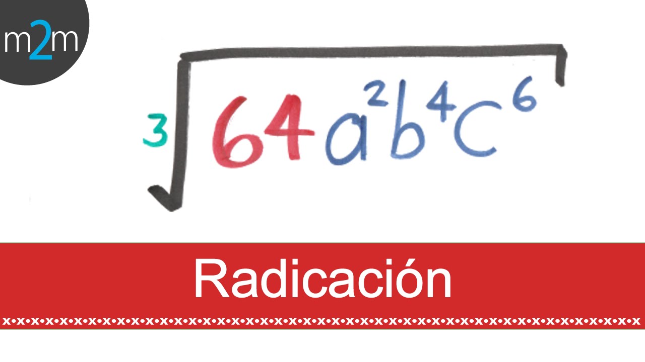 Radicación de expresiones algebraicas │ ejercicio 1