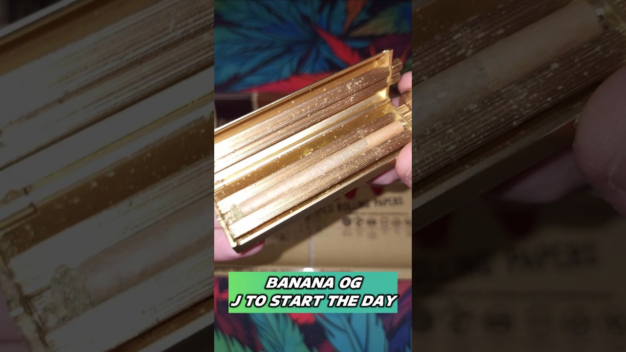 Wake and Bake With Some AMAZING Banana OG In A Joint!!