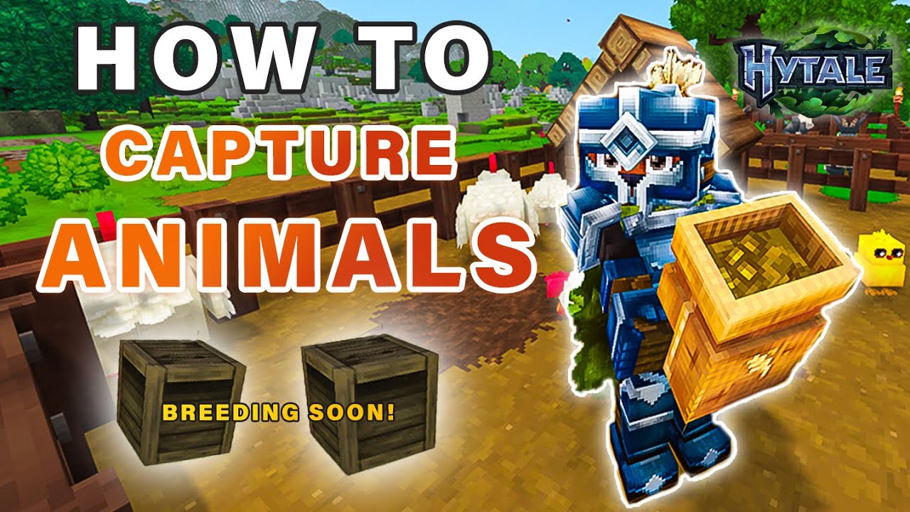 Как отловить животных для подготовки к размножению (обновление) ► Hytale