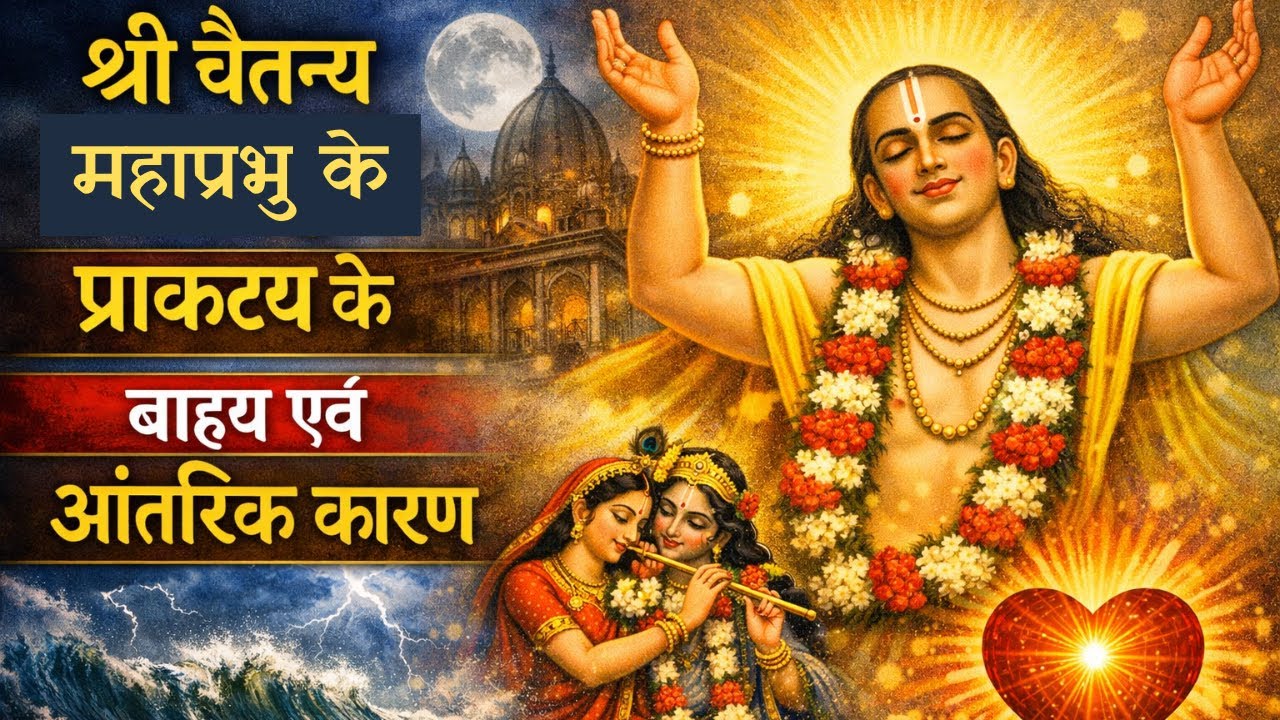 श्री चैतन्य महाप्रभु के प्राकट्य के बाह्य एवं आंतरिक कारण | डॉ दामोदर चैतन्य दास