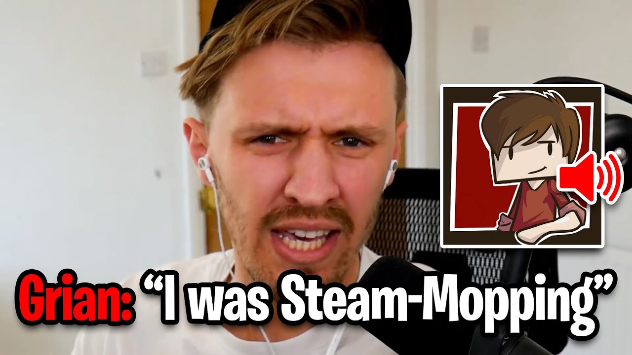 Grian Is Late To Solidarity's Stream Because He Is STEAM-MOPPING?!