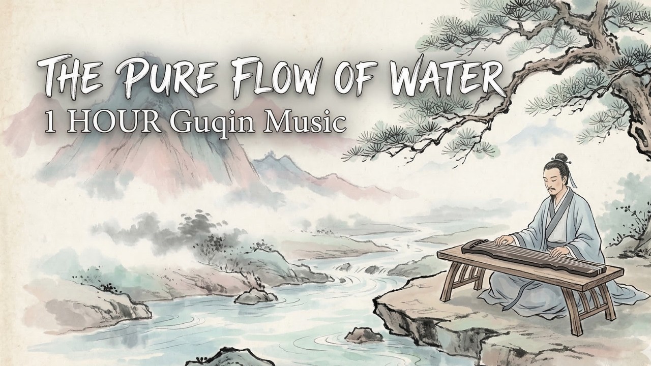1 HOUR | The Pure Flow of Water 💧 Classic Guqin