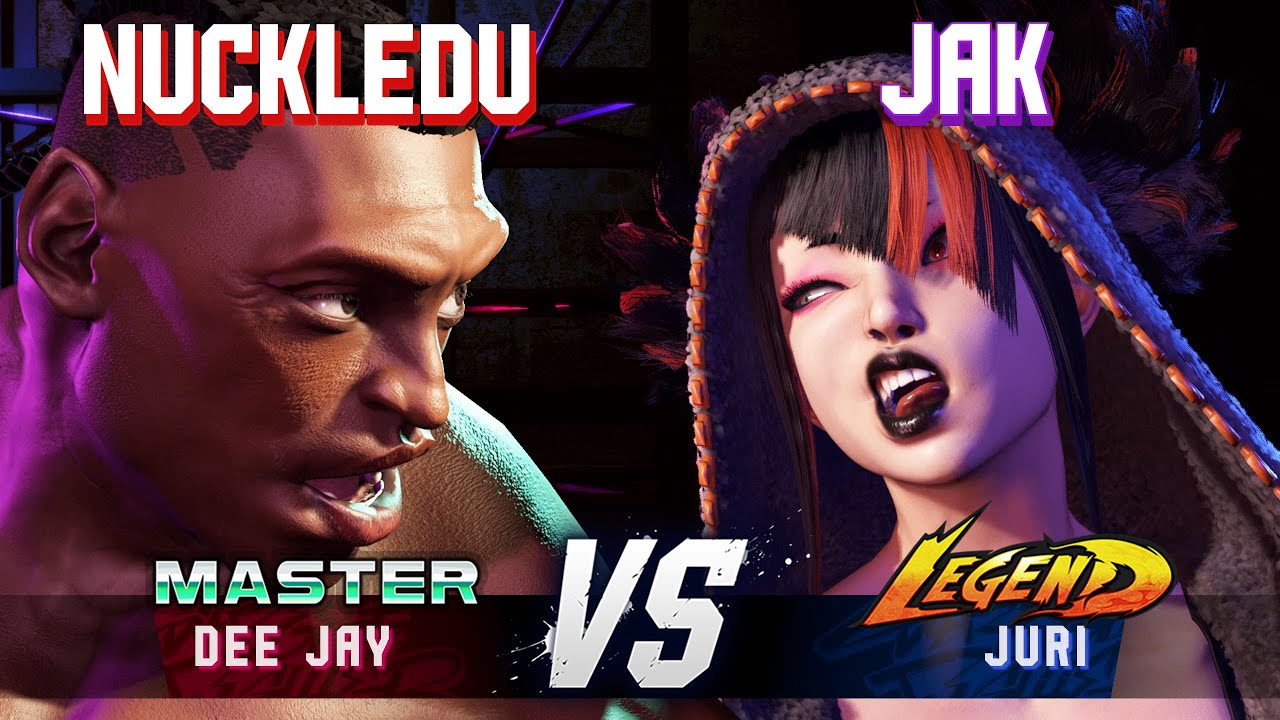 SF6 ▰ NUCKLEDU (Dee Jay) vs JAK (Juri) ▰ High Level Gameplay