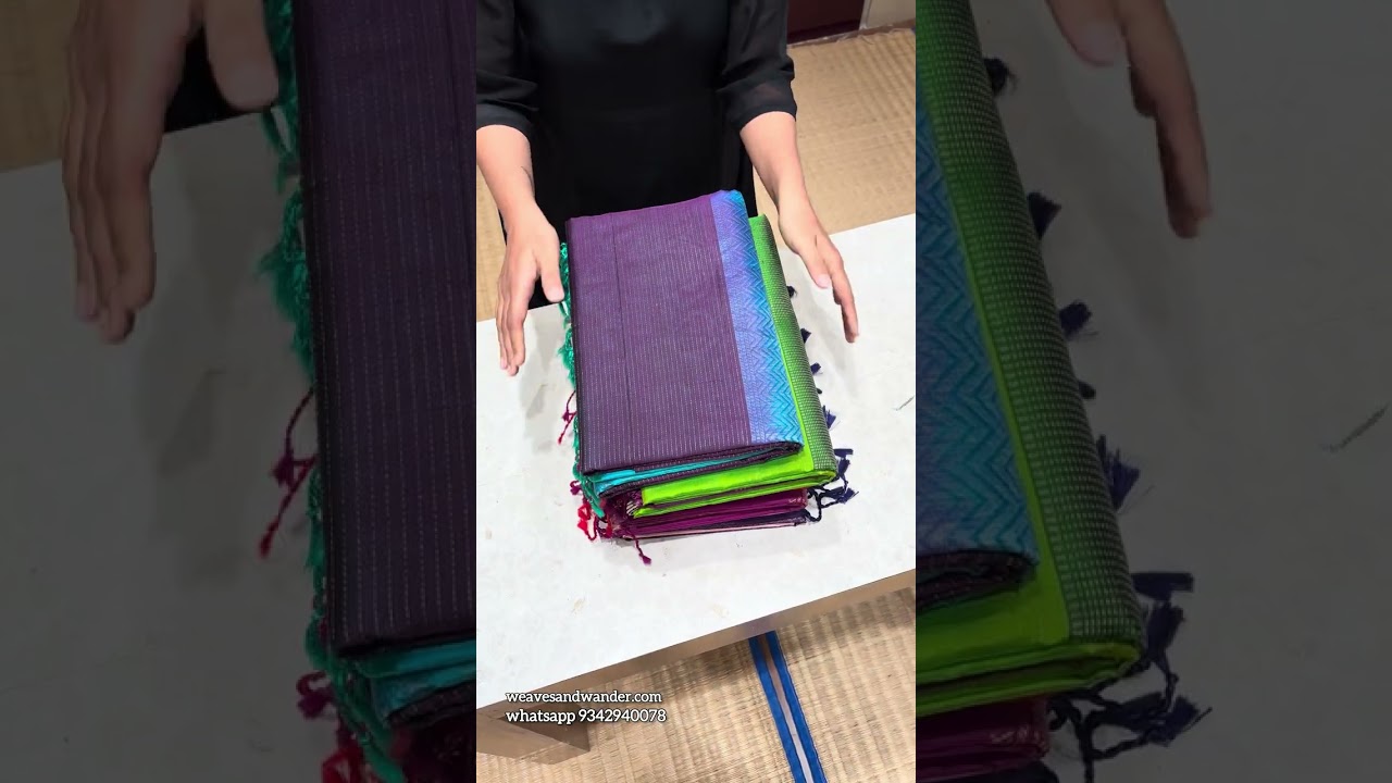 Коллекция сари из мягкого шелка Vaira oosi design | Сари из мягкого шелка, изготовленные вручную ...