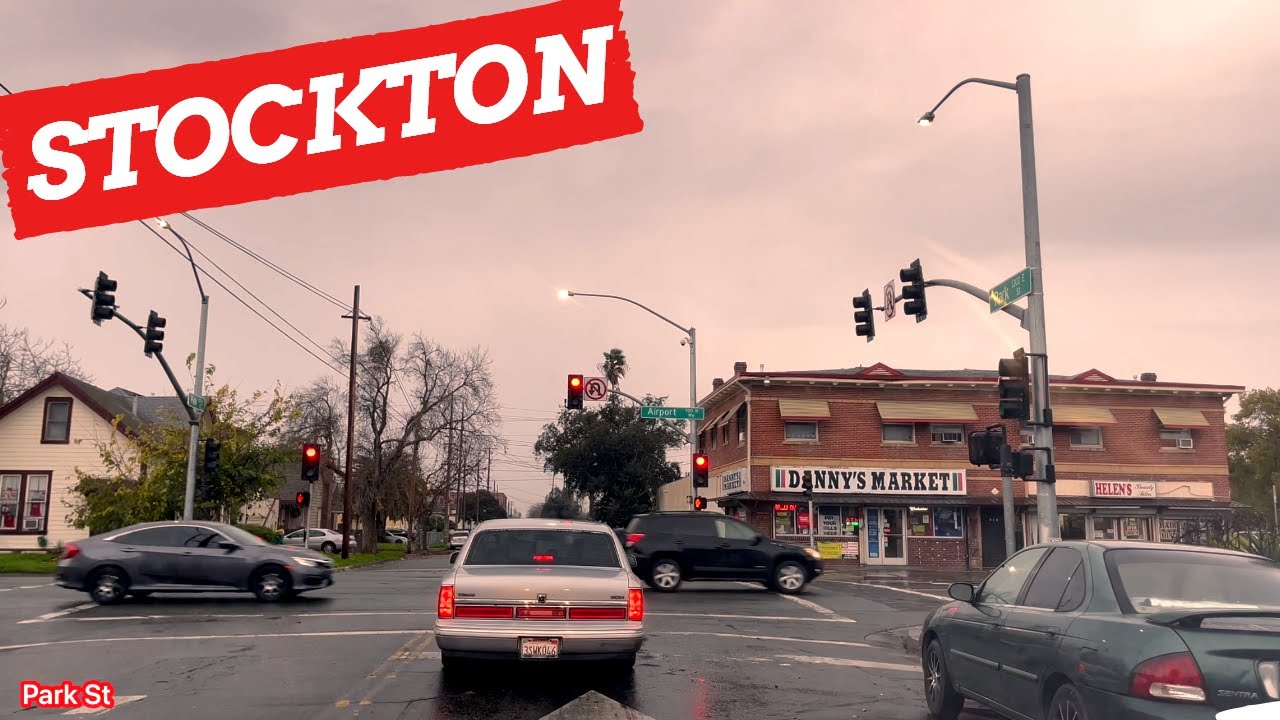 STOCKTON CALIFORNIA, (Park Street) DRIVING TOUR