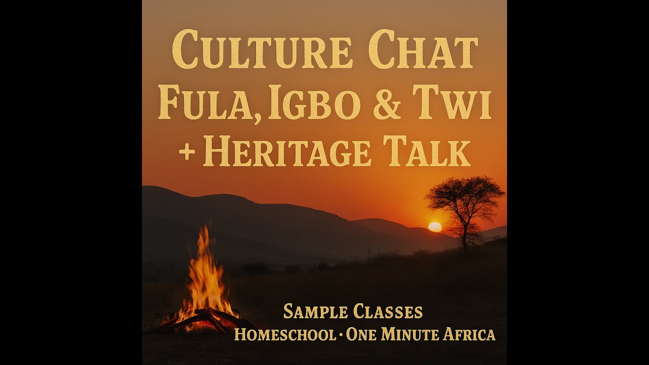 ResplendenceLA Culture Chat: Fula, Igbo & Twi Languages + Heritage Highlights