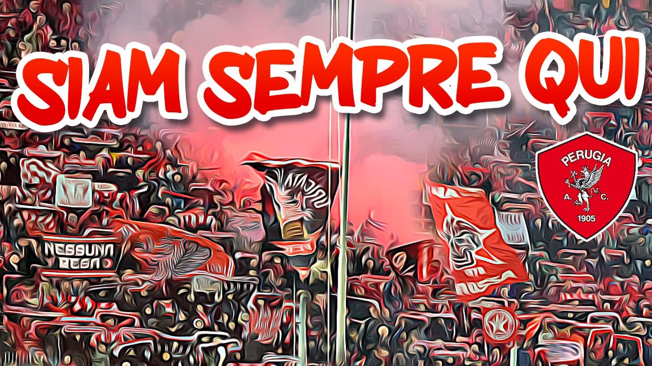 Siam sempre qui per il Perugia | Coro Curva Nord “Spartaco Ghini” AC Perugia Calcio 1905 Stadio Curi