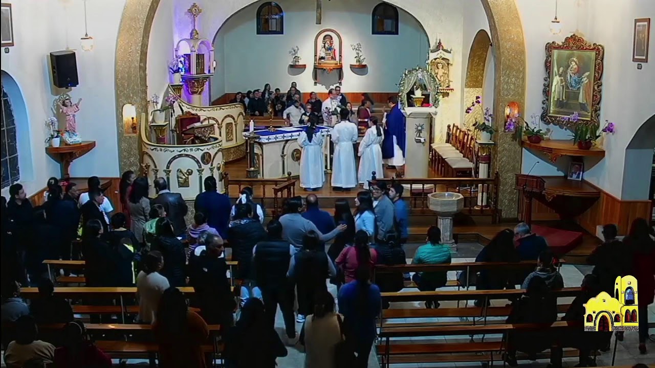 19:00 PM MISA ON LINE  JUEVES 5 DE MARZO PARROQUIA SANTA MARÍA DEL VERGEL