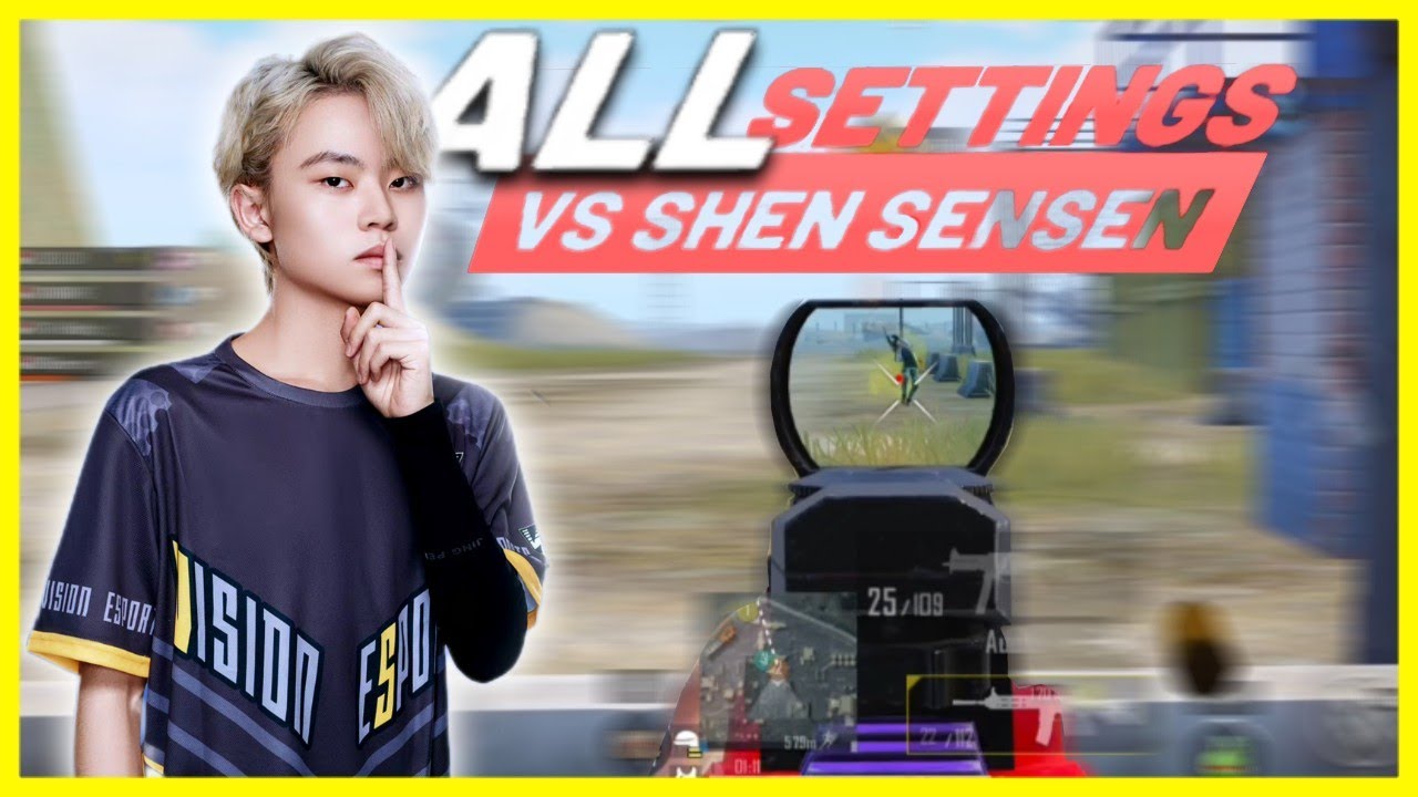 NEW SENSITIVITY AND CONTROL  VS SHEN SENSENㅣ5 FINGER + GYROㅣ모배매드무비