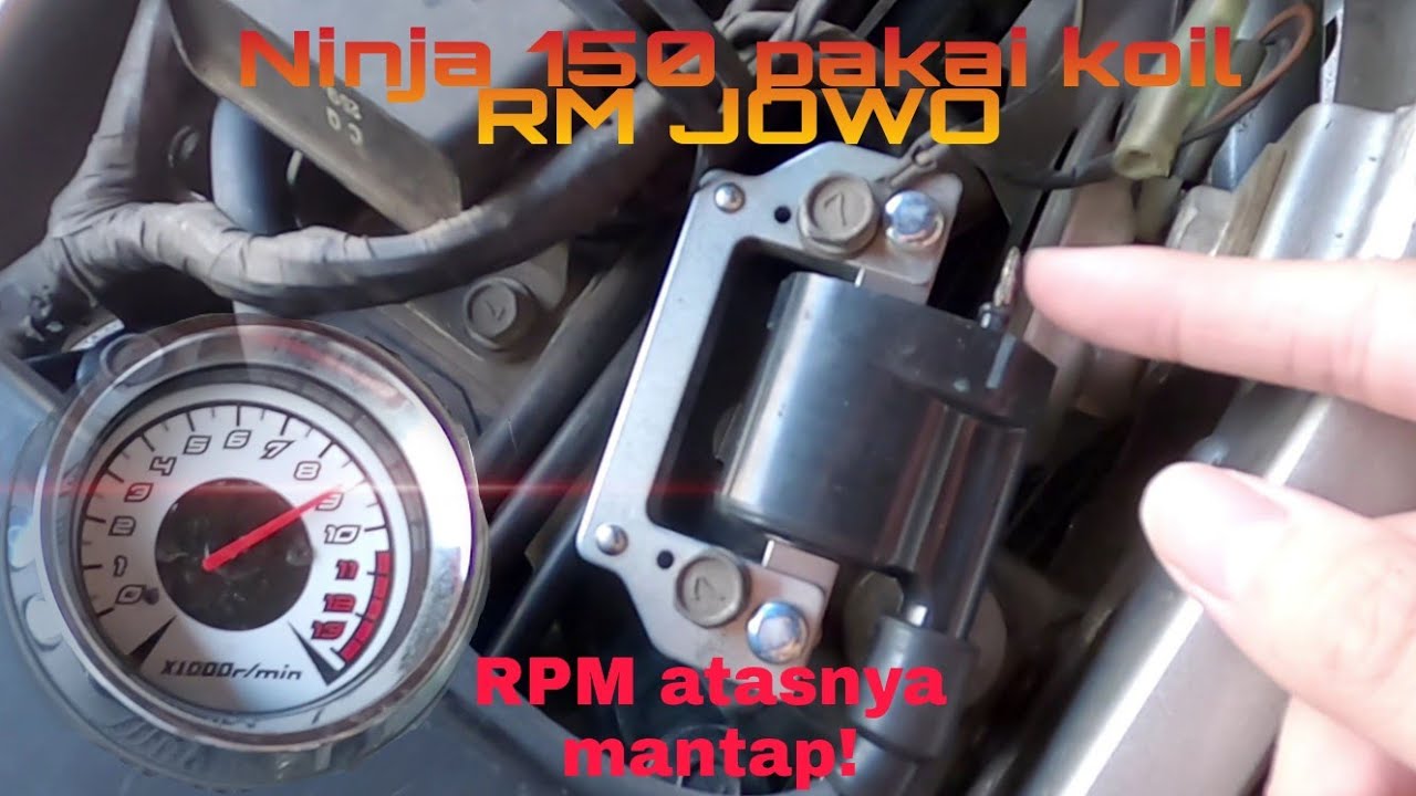 pasang koil suzuki A100 (RM jowo) di ninja r 150
