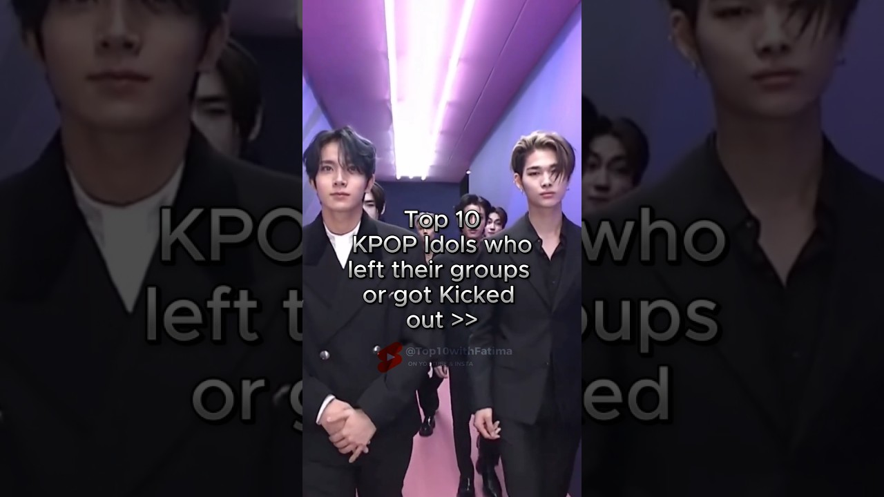 Kpop Idols who left or got kicked out of their group #kpop #kpopidol #shortsviral