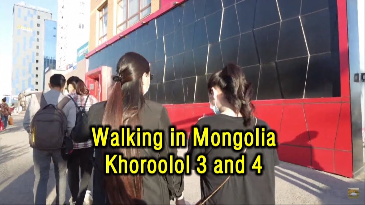 Walking in Ulaanbaatar, Mongolia #8 (from Khoroolol 3, 4 to Gandan)