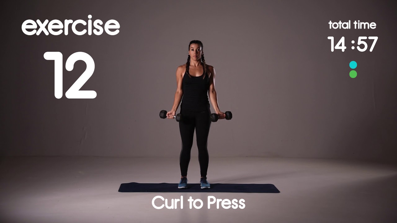 Rock Hard Triceps, Shoulders & Biceps HIIT Workout - Mixed Intervals