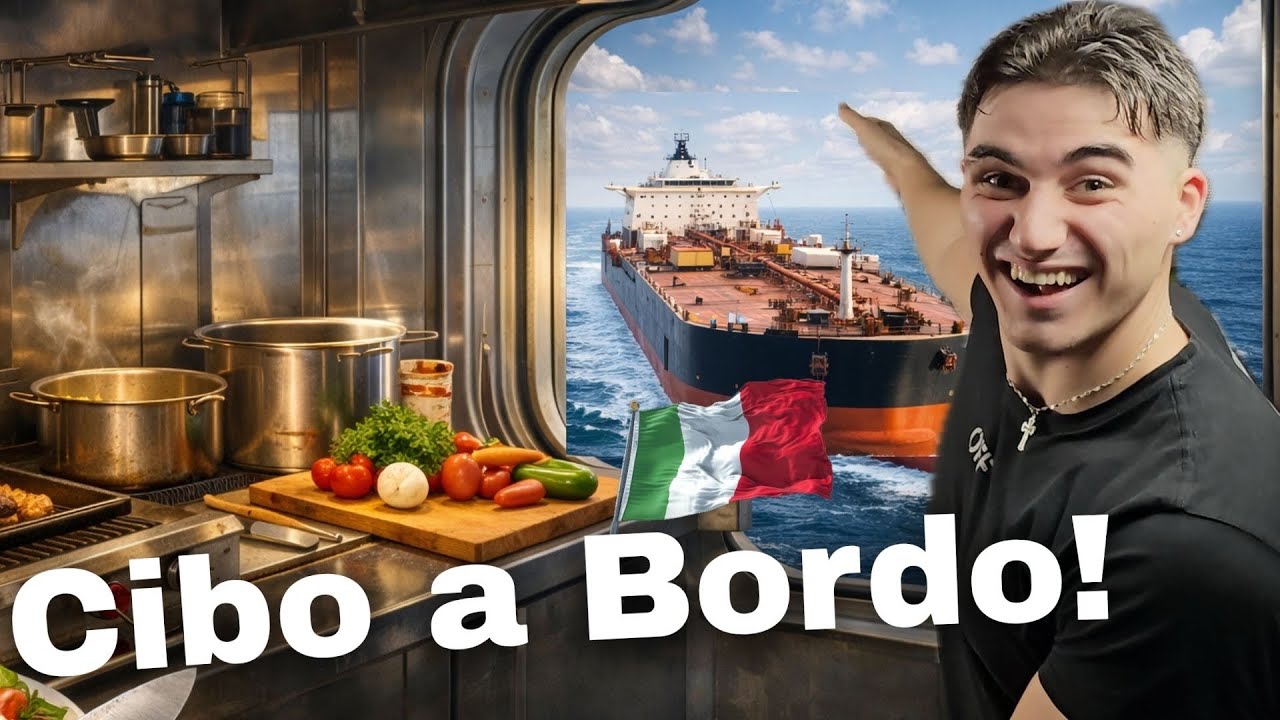Dentro la cucina di una Nave Mercantile Italiana