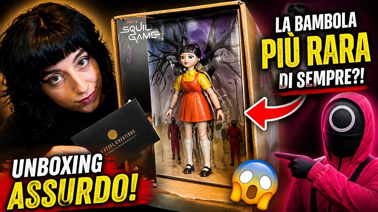 UNBOXING CHOC! La bambola di Squid Game più RARA al mondo è finalmente NOSTRA! 😱 #squidgame