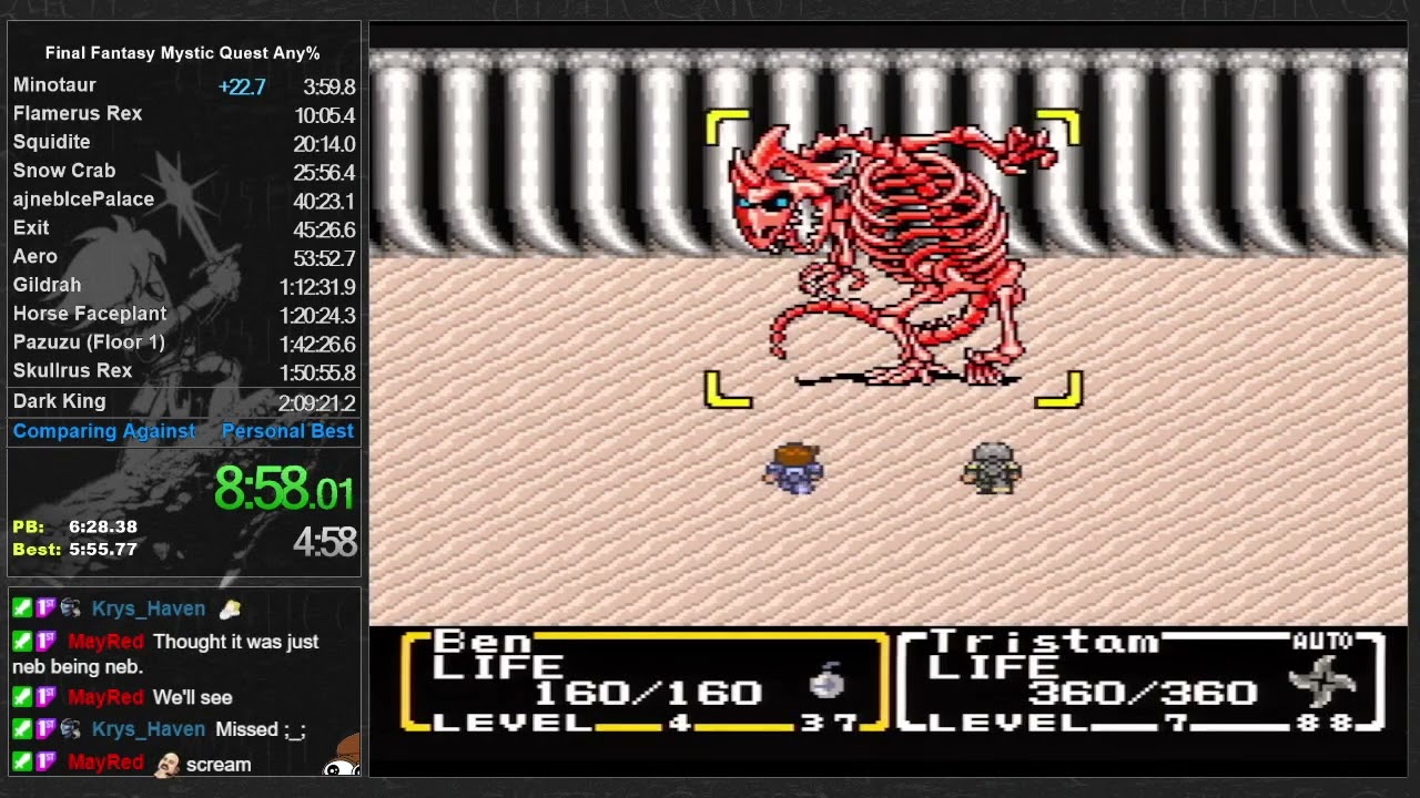 Final Fantasy Mystic Quest - Any%