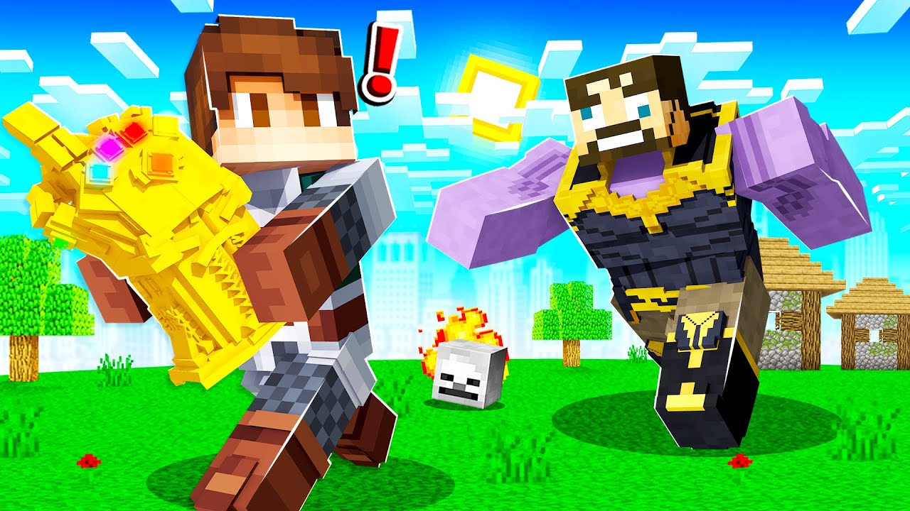 STEALING INFINITY GAUNTLET from THANOS in INSANE CRAFT!